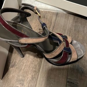 Gorgeous suede platform heels